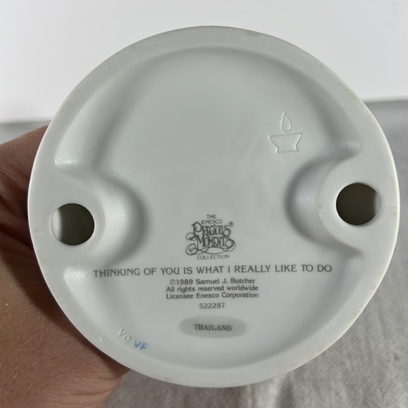 Precious Moments - THINKING OF YOU IS WHAT I REALLY LIKE TO DO. 1989 - Picture 3 of 3